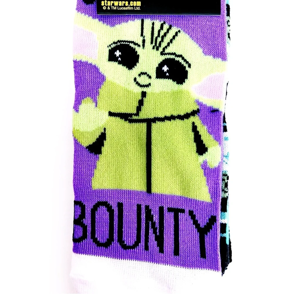 Star Wars Womens No Show Socks The Mandalorian Grogu Baby Yoda 5 Pairs Fun Gift